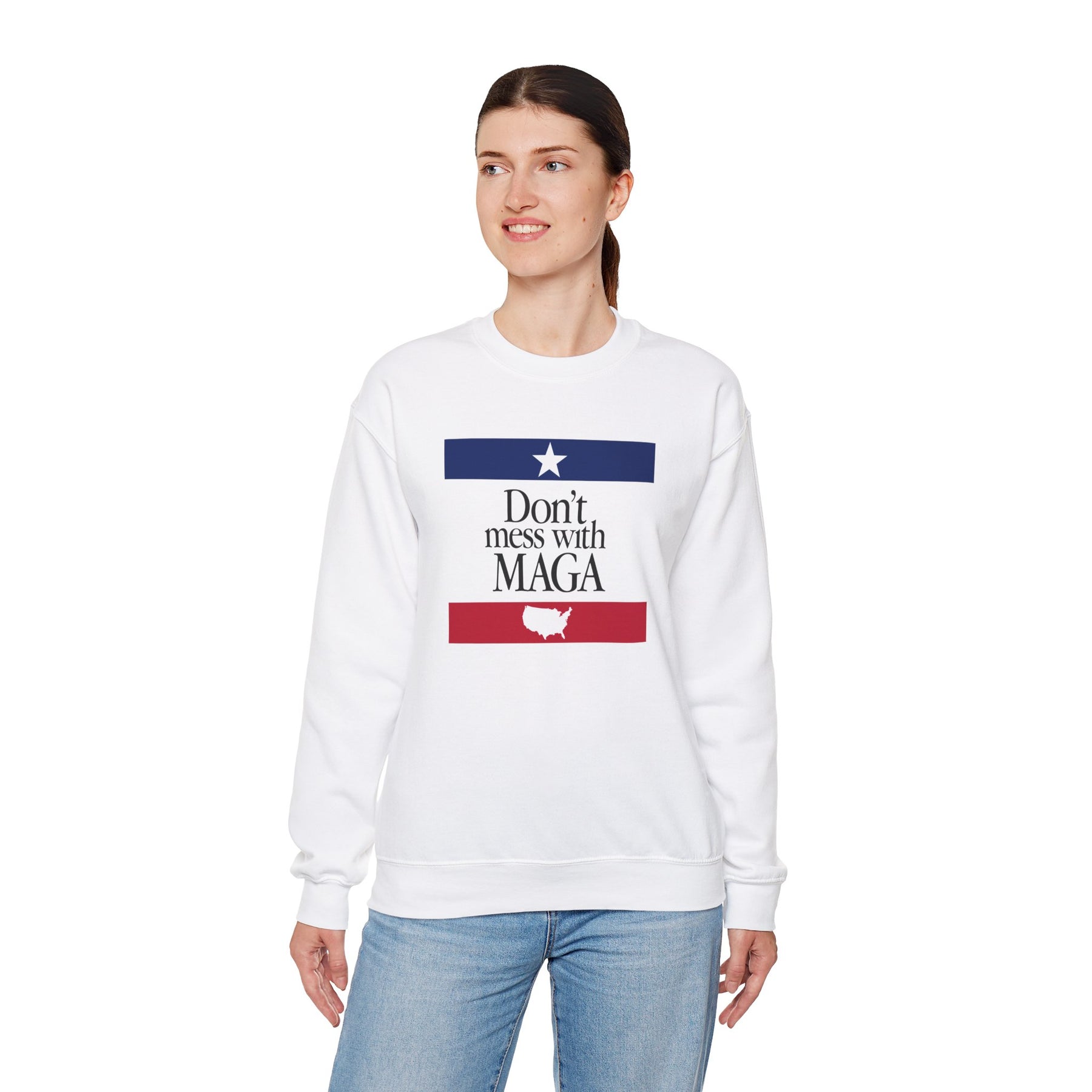 Don't mess with MAGA Crewneck Sweatshirt