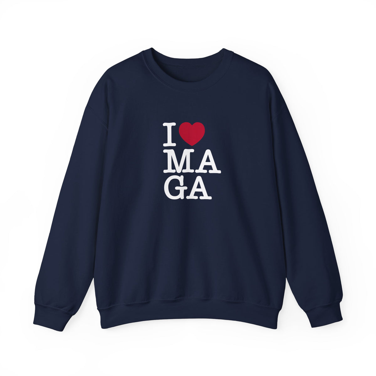 I Love MAGA Crewneck Sweatshirt