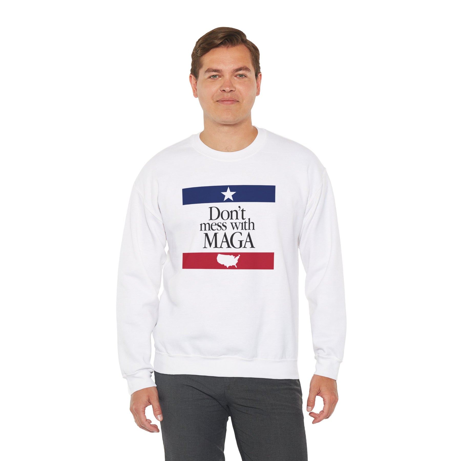 Don't mess with MAGA Crewneck Sweatshirt