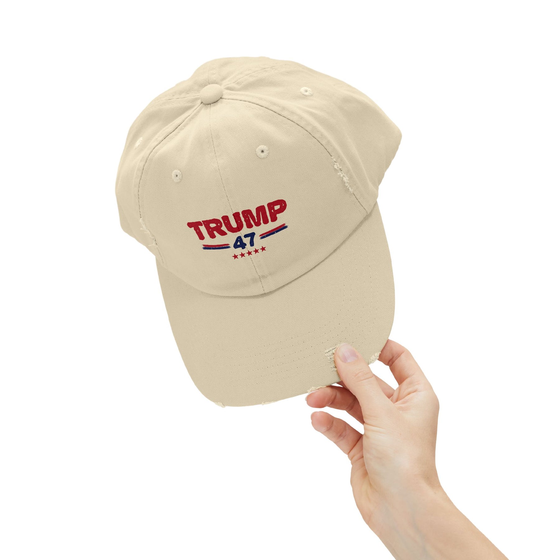 TRUMP 47 Distressed Cap