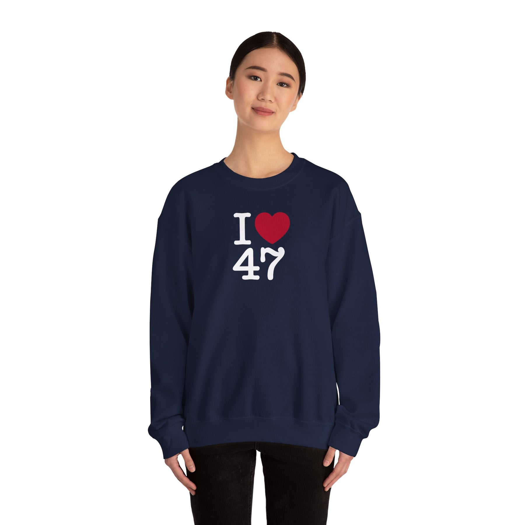 I Love 47 Crewneck Sweatshirt