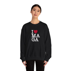 I Love MAGA Crewneck Sweatshirt