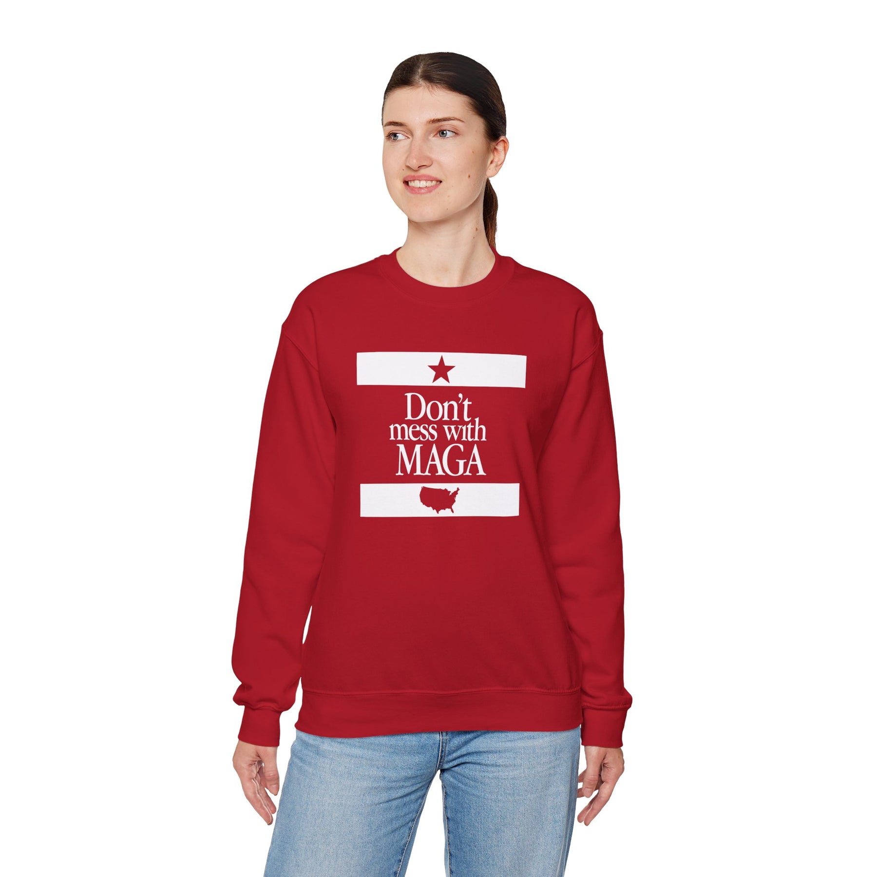 Don't mess with MAGA Crewneck Sweatshirt