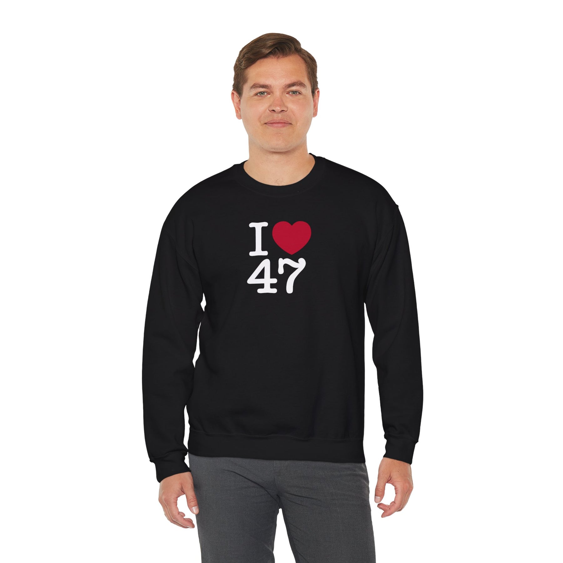 I Love 47 Crewneck Sweatshirt