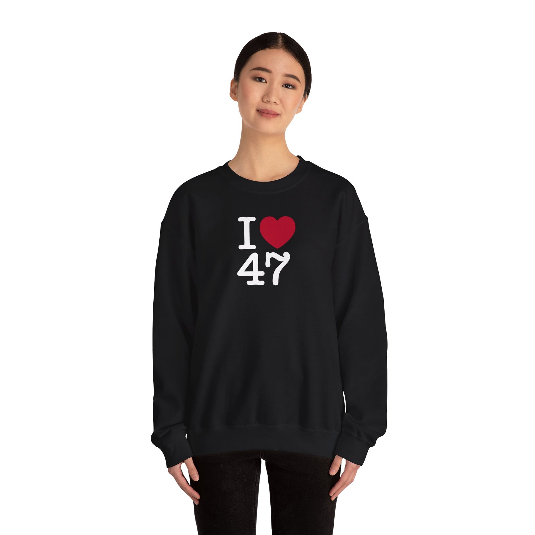 I Love 47 Crewneck Sweatshirt