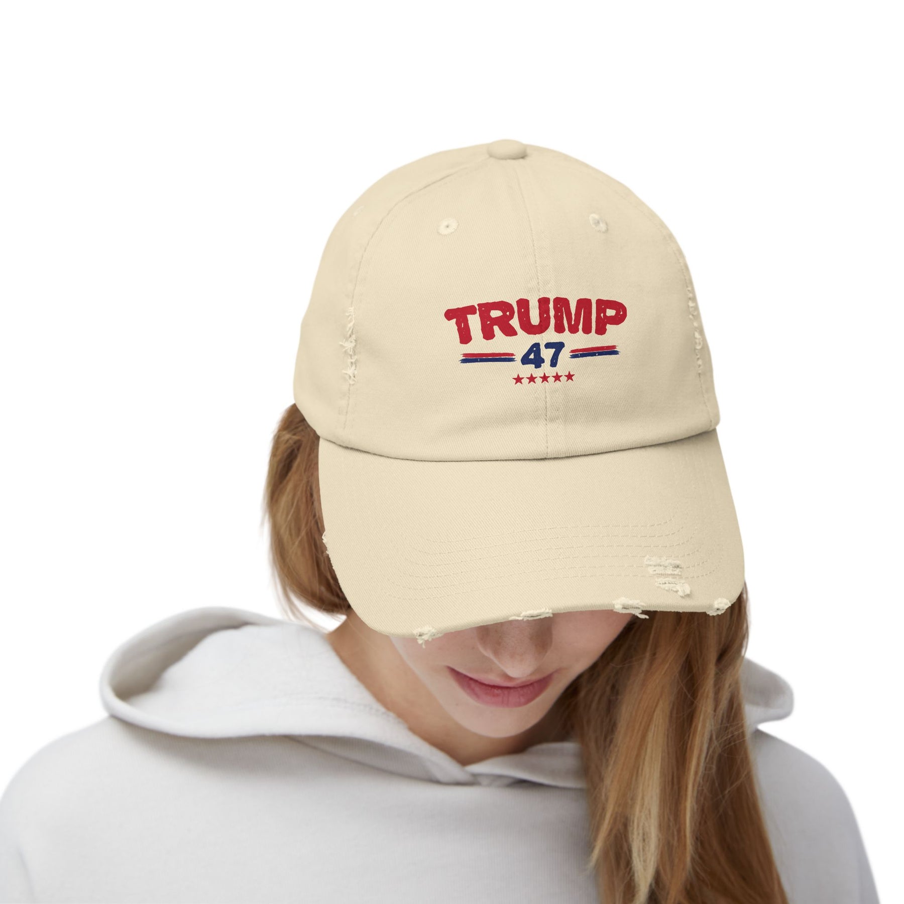 TRUMP 47 Distressed Cap