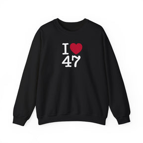 I Love 47 Crewneck Sweatshirt