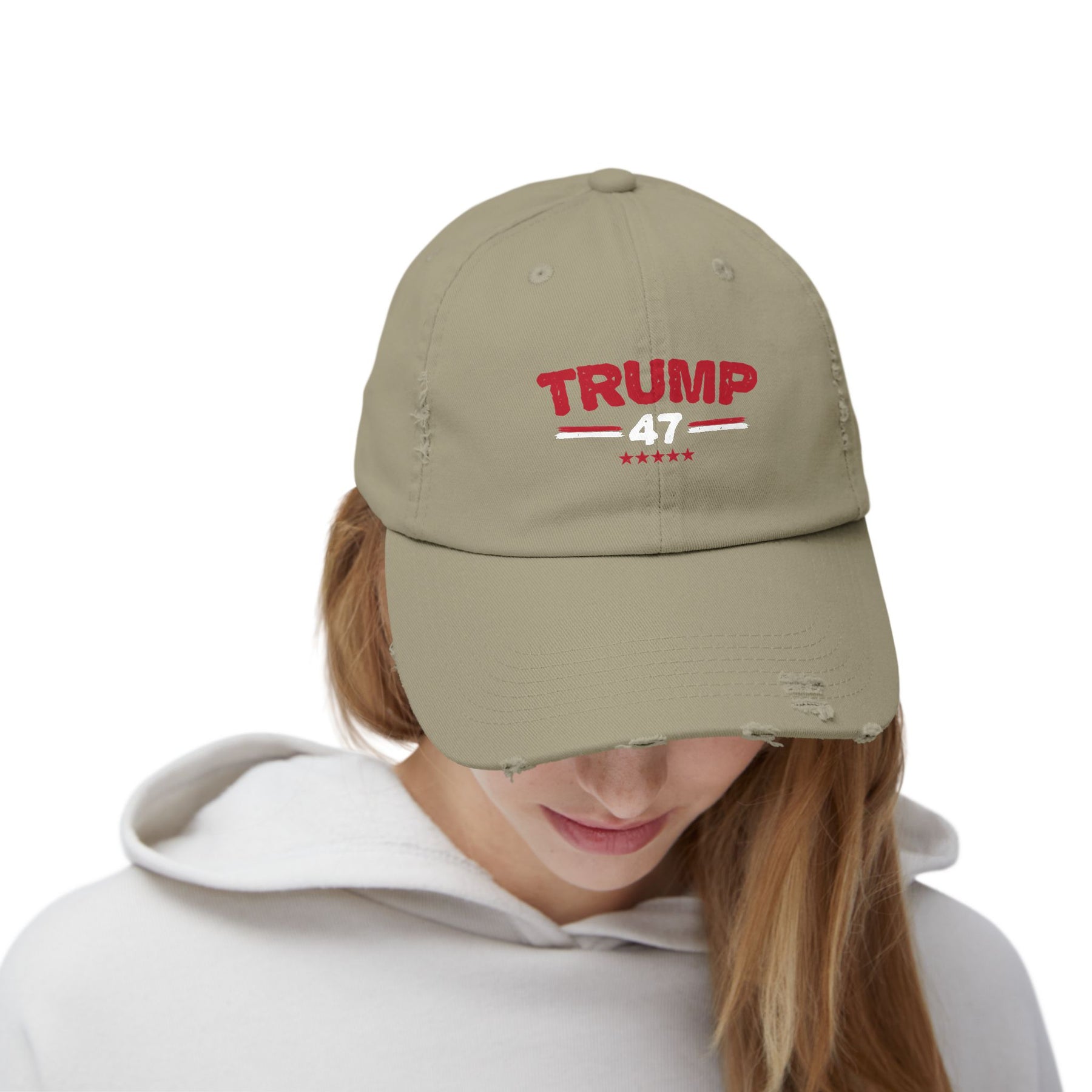 TRUMP 47 Distressed Cap